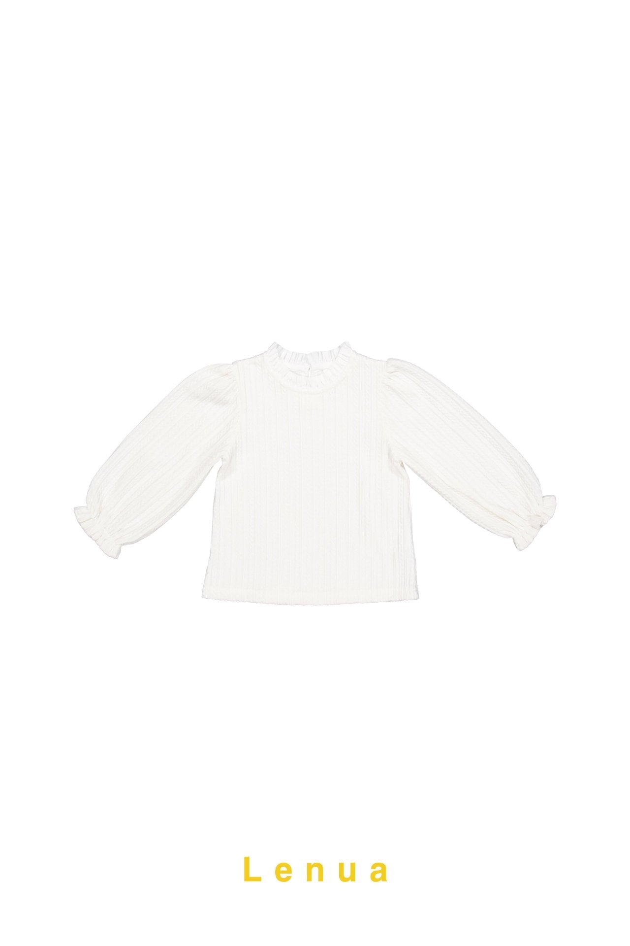 ［lenua］Joy frill puff tops