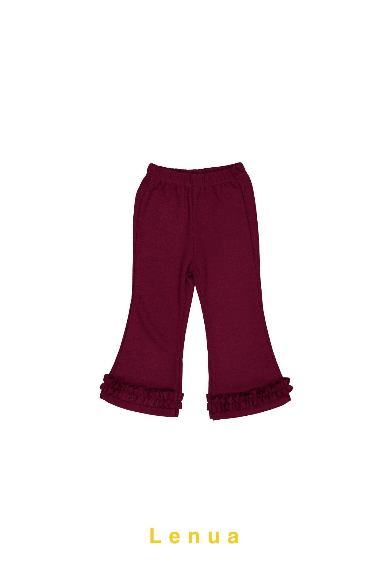 ［lenua］Any frill flare pants