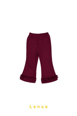 ［lenua］Any frill flare pants