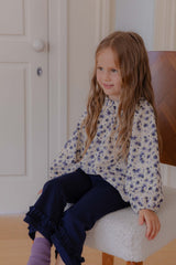 ［lenua］Any frill flare pants