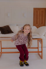 ［lenua］Any frill flare pants