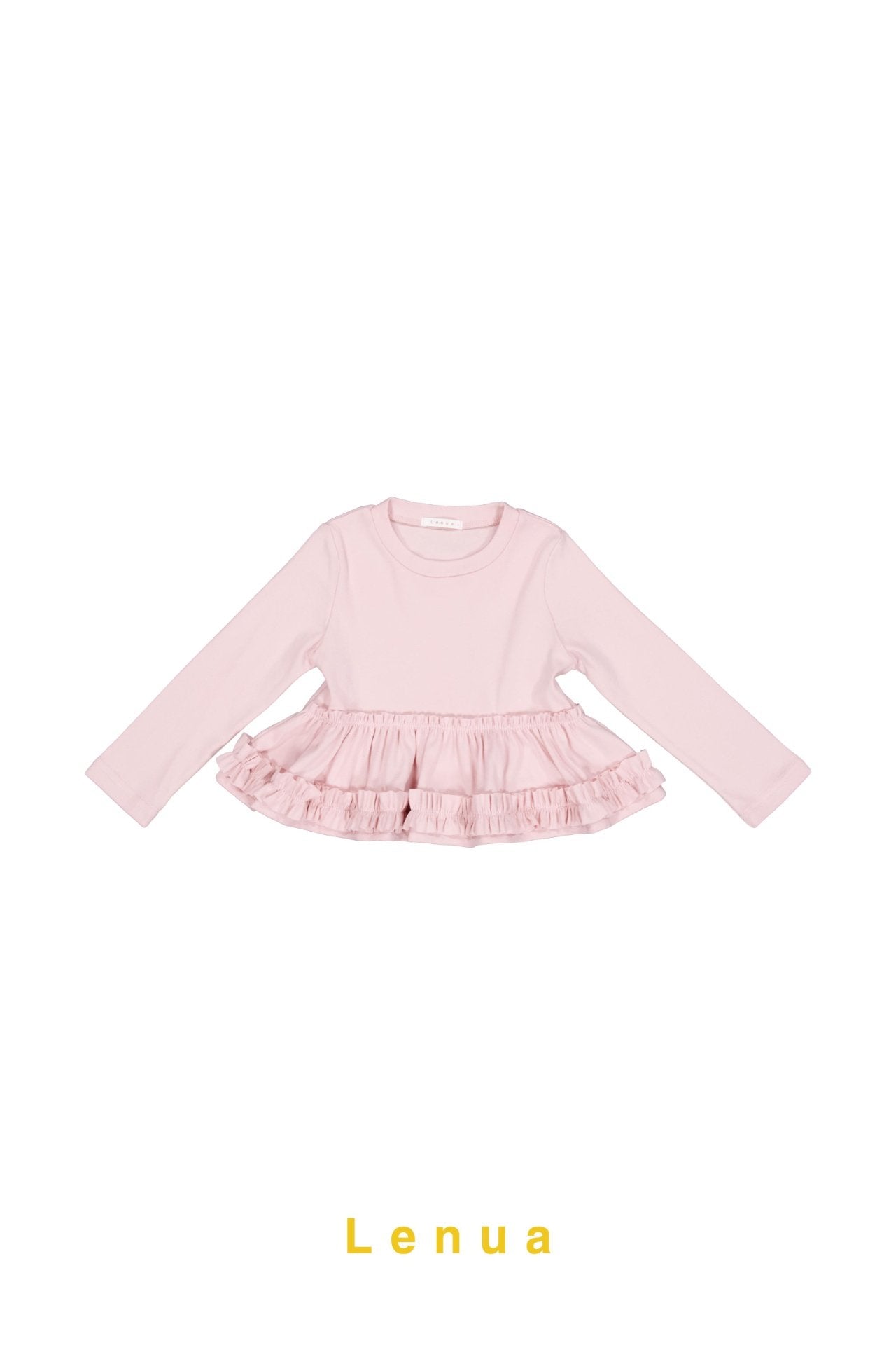 ［lenua］Blanc frill tops