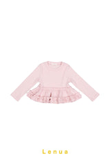 ［lenua］Blanc frill tops