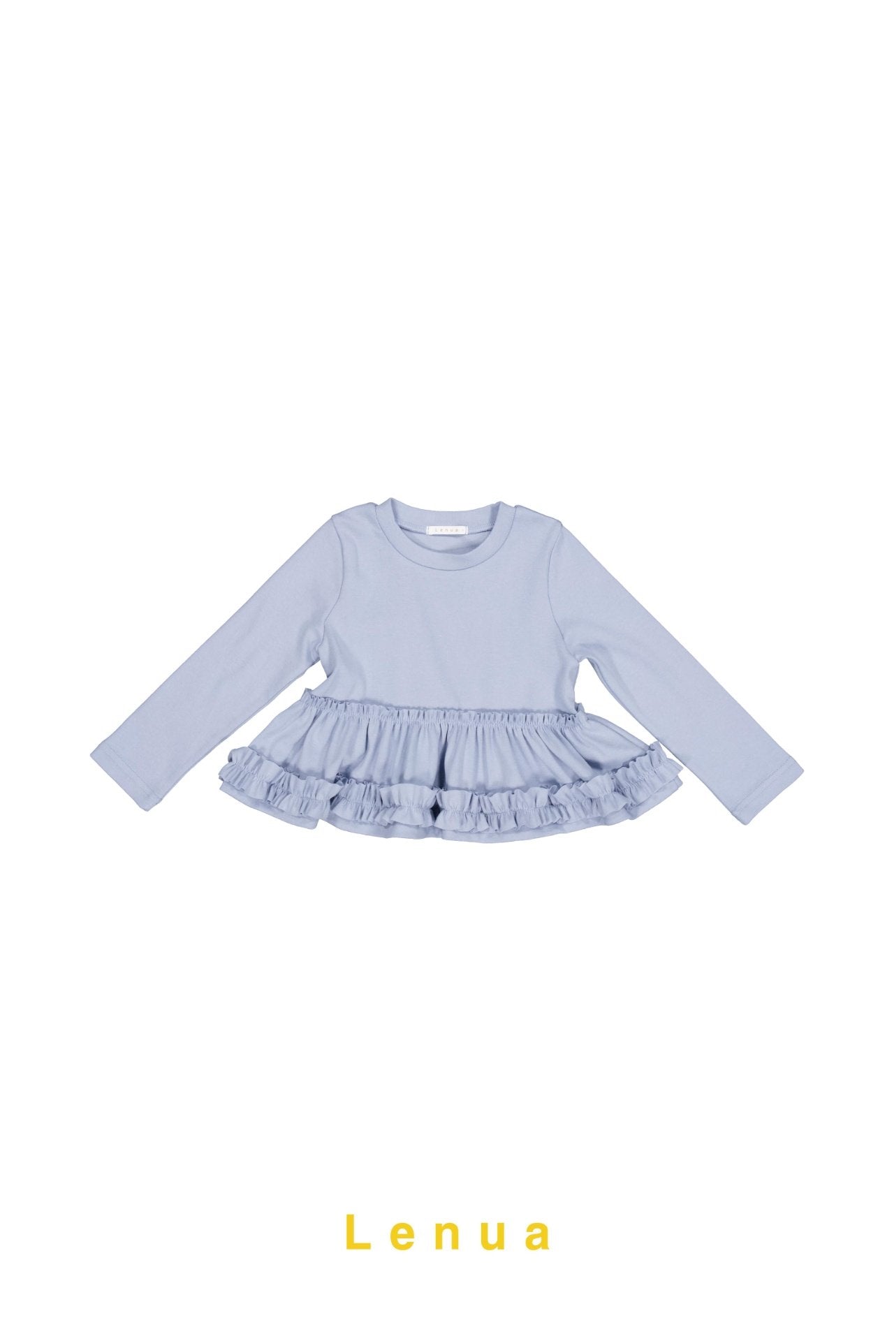 ［lenua］Blanc frill tops