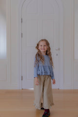 ［lenua］Blanc frill tops