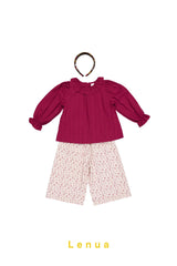 ［lenua］Maru frill collar blouse