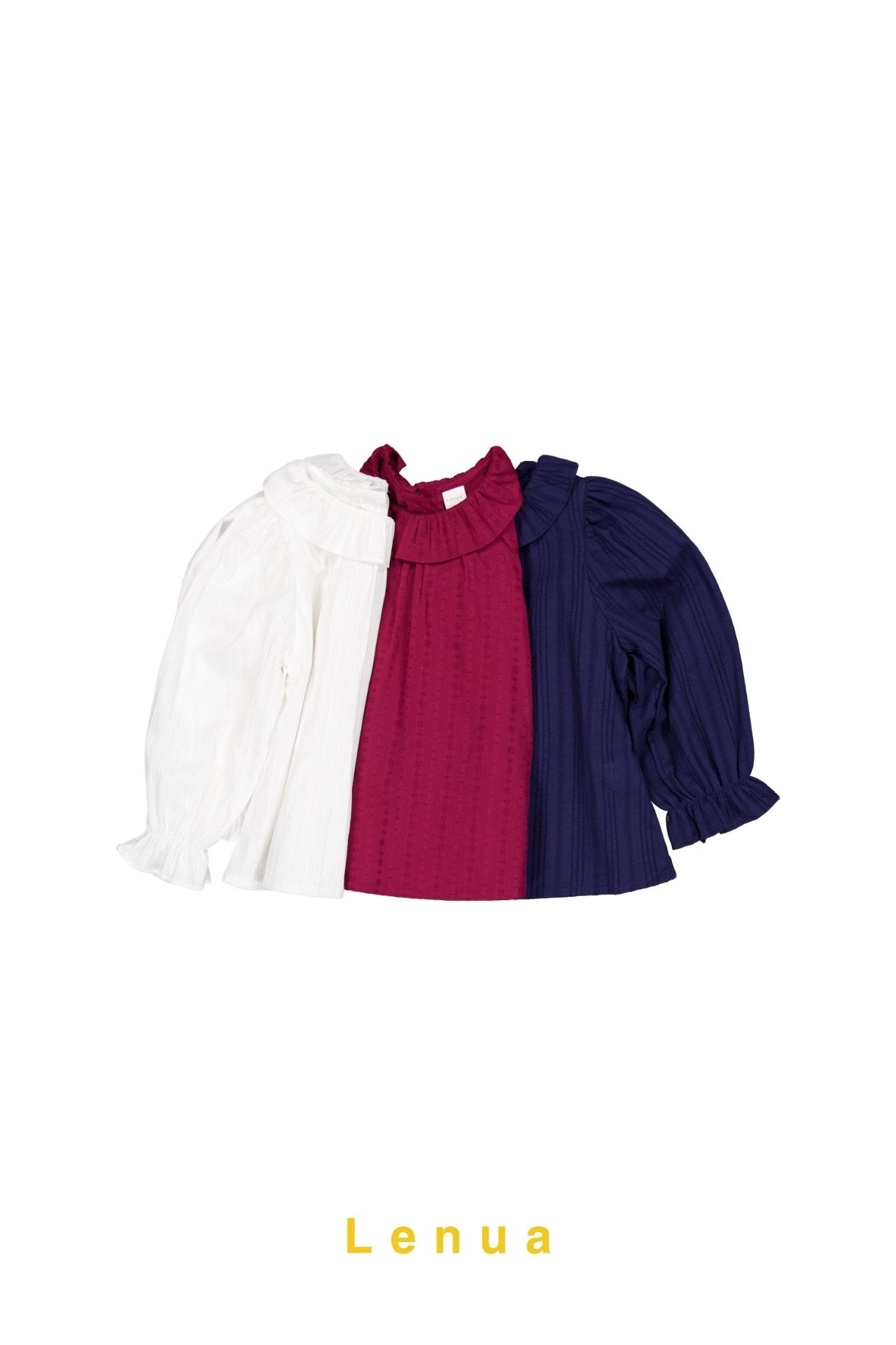 ［lenua］Maru frill collar blouse