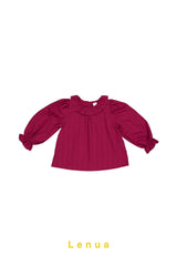 ［lenua］Maru frill collar blouse