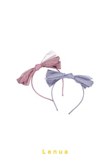 ［lenua］Mood shasha ribbon hairband