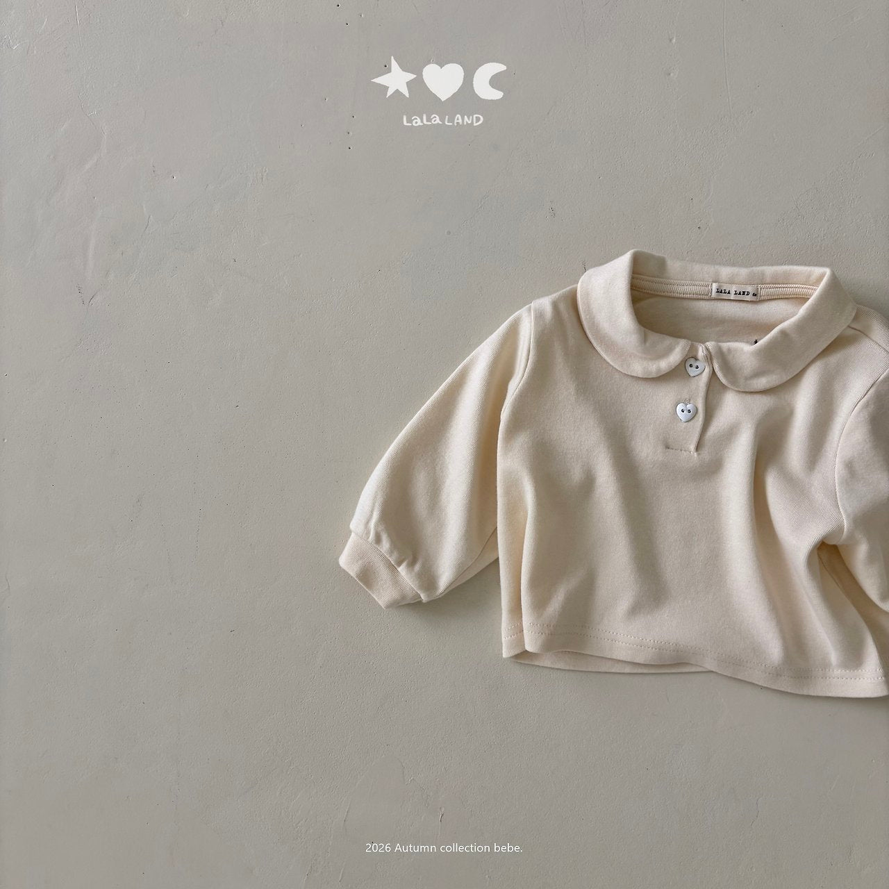 ［Lala land］Modal round collar tops