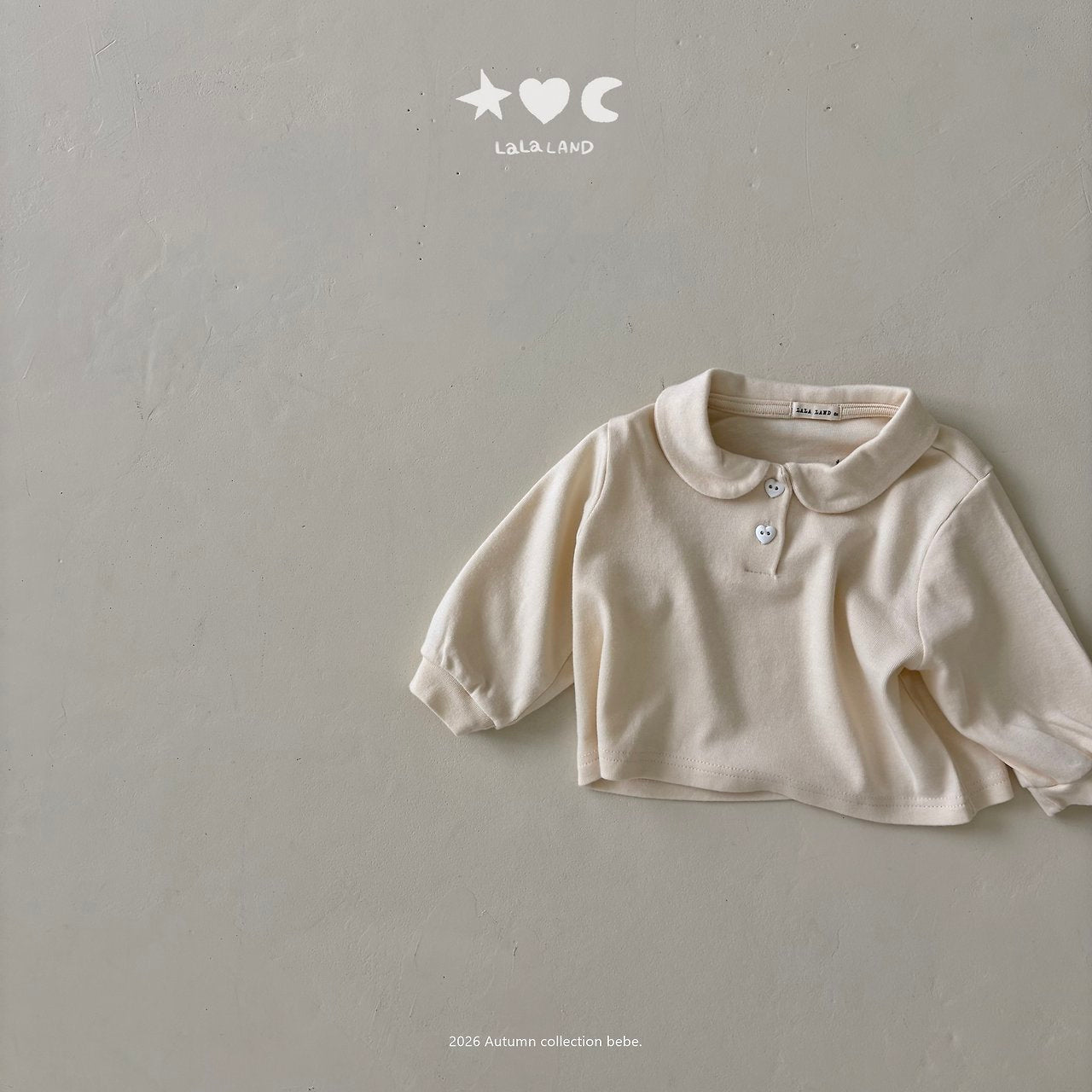 ［Lala land］Modal round collar tops