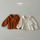 ［Lala land］Modal round collar tops