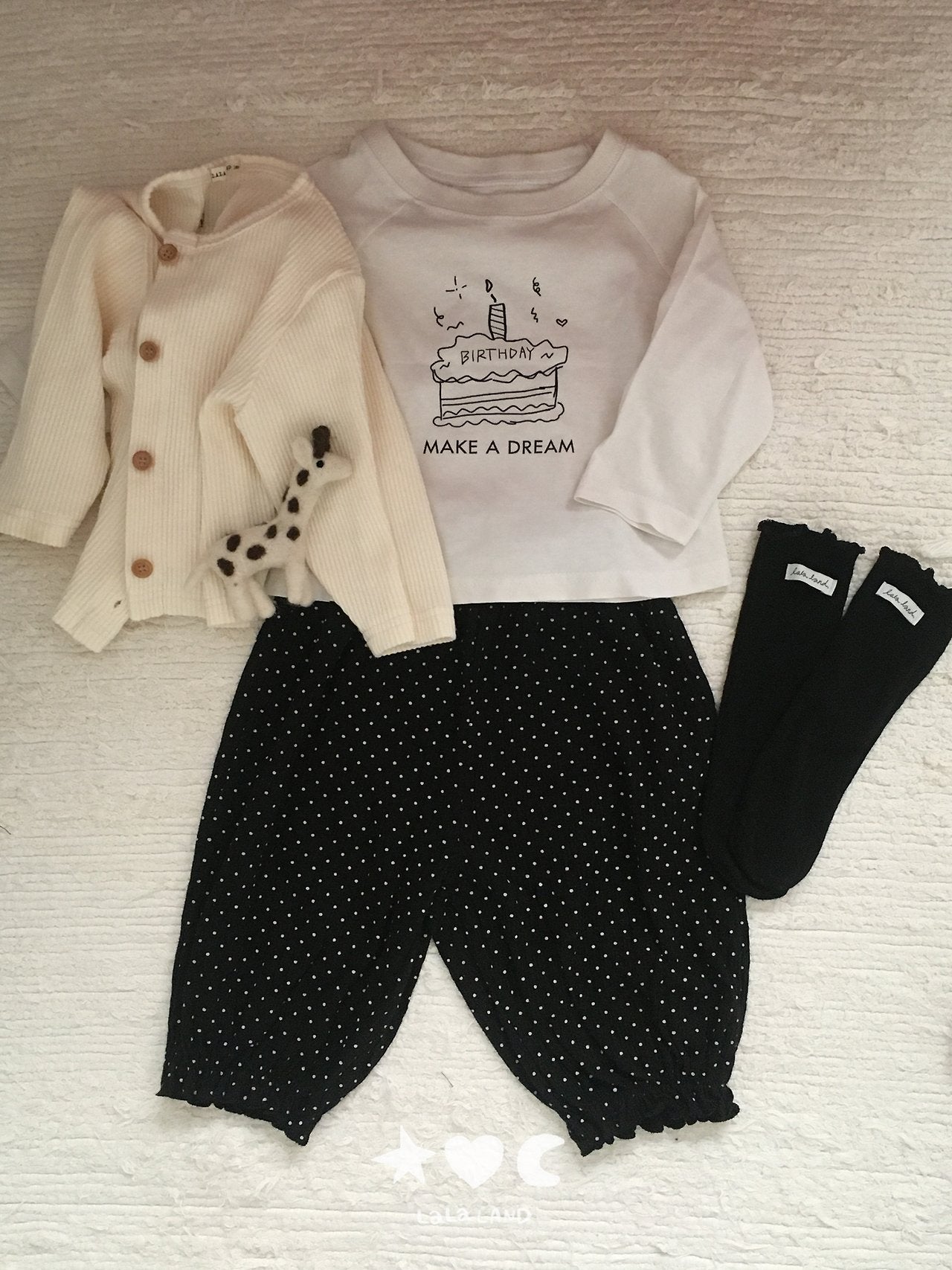 ［Lala land］Happy raglan tee