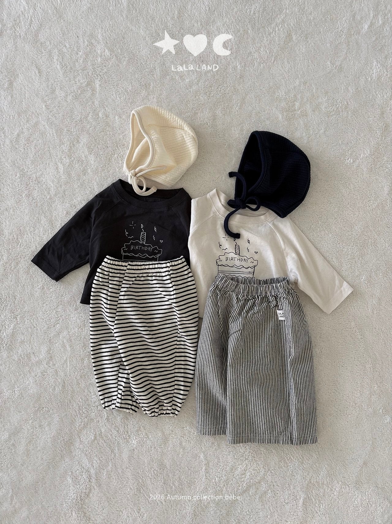 ［Lala land］Happy raglan tee