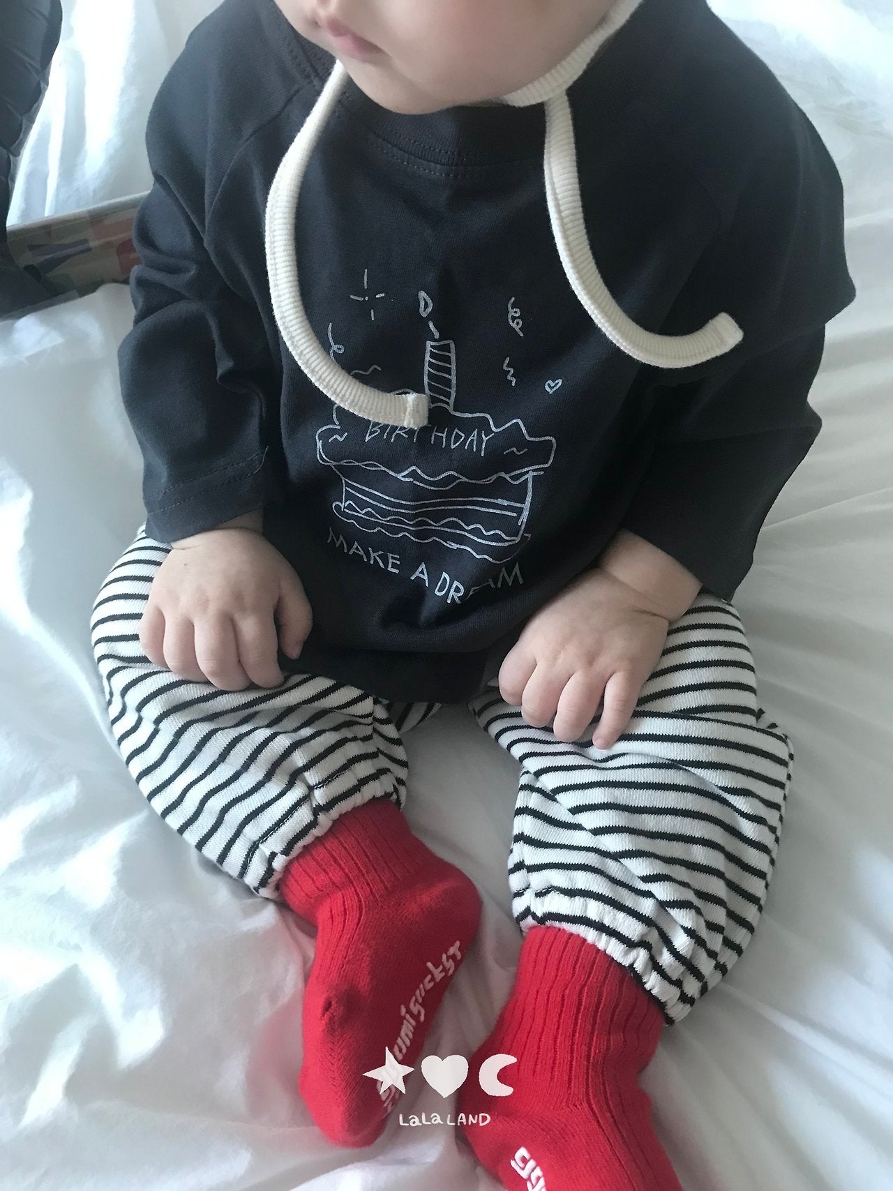 ［Lala land］Happy raglan tee