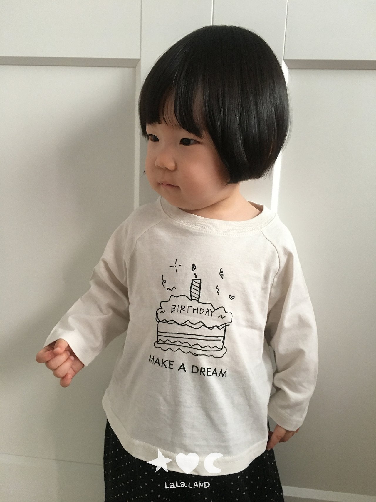 ［Lala land］Happy raglan tee