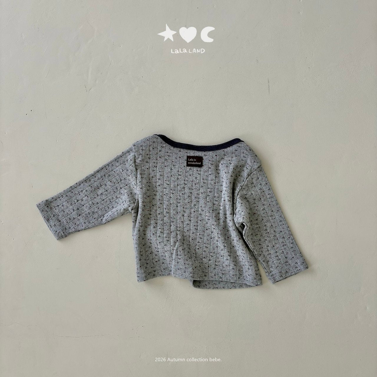 ［Lala land］French flower lip tee