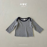 ［Lala land］French flower lip tee