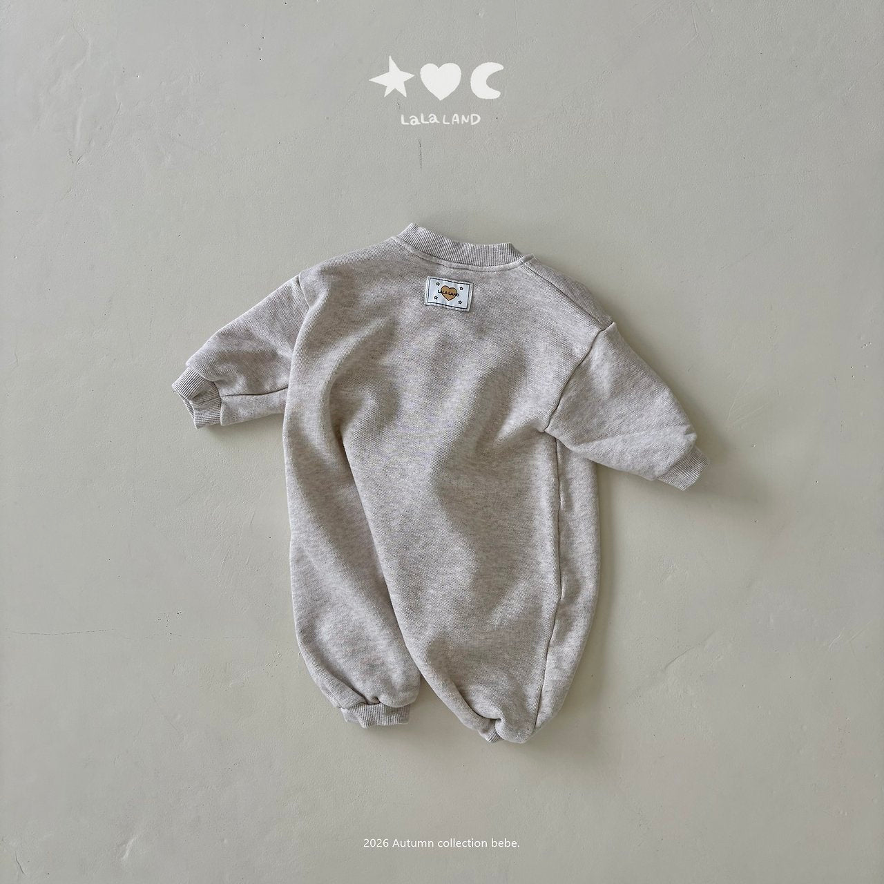 ［Lala land］Sweat zip up suit