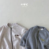 ［Lala land］Sweat zip up suit