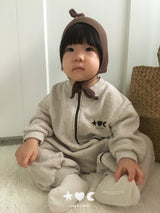 ［Lala land］Sweat zip up suit