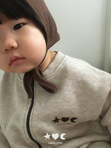 ［Lala land］Sweat zip up suit