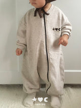 ［Lala land］Sweat zip up suit