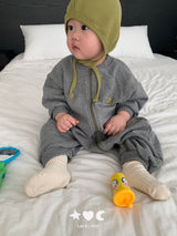 ［Lala land］Sweat zip up suit