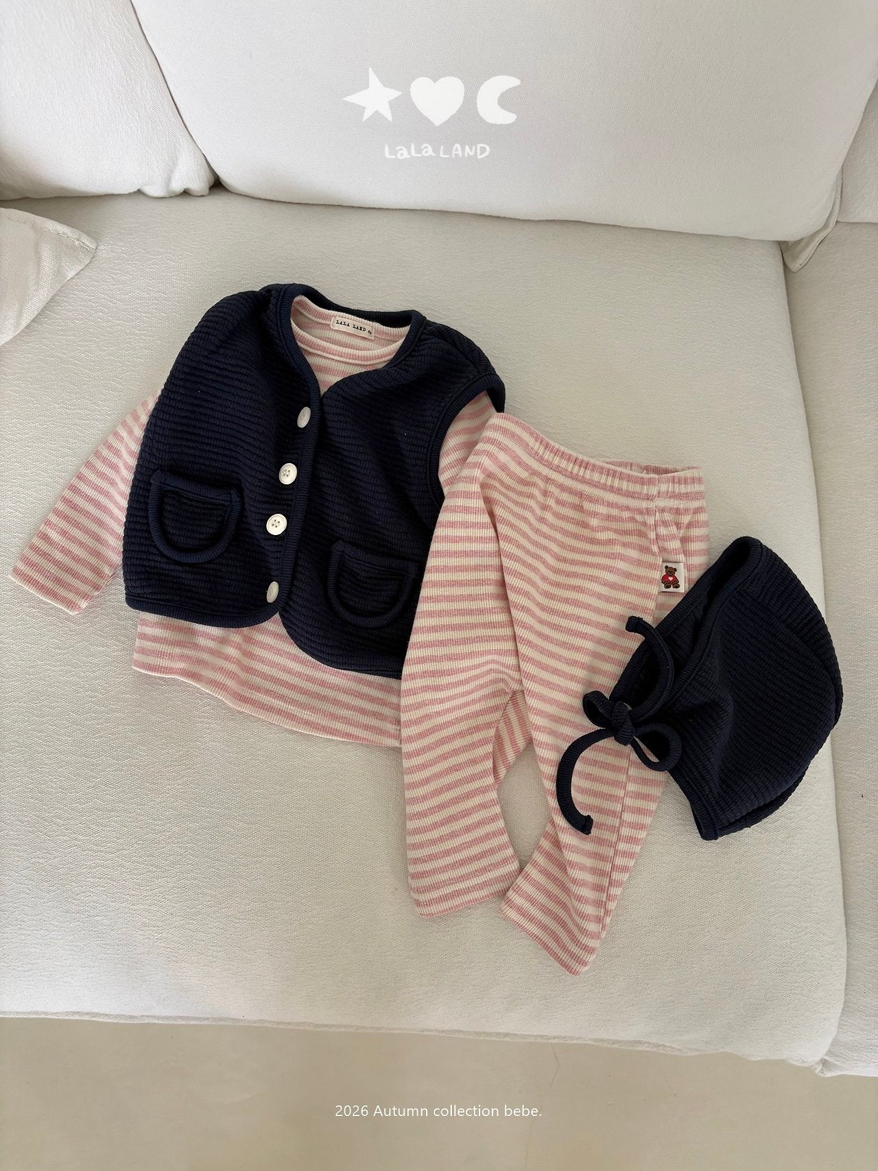 ［Lala land］Stripe leggings