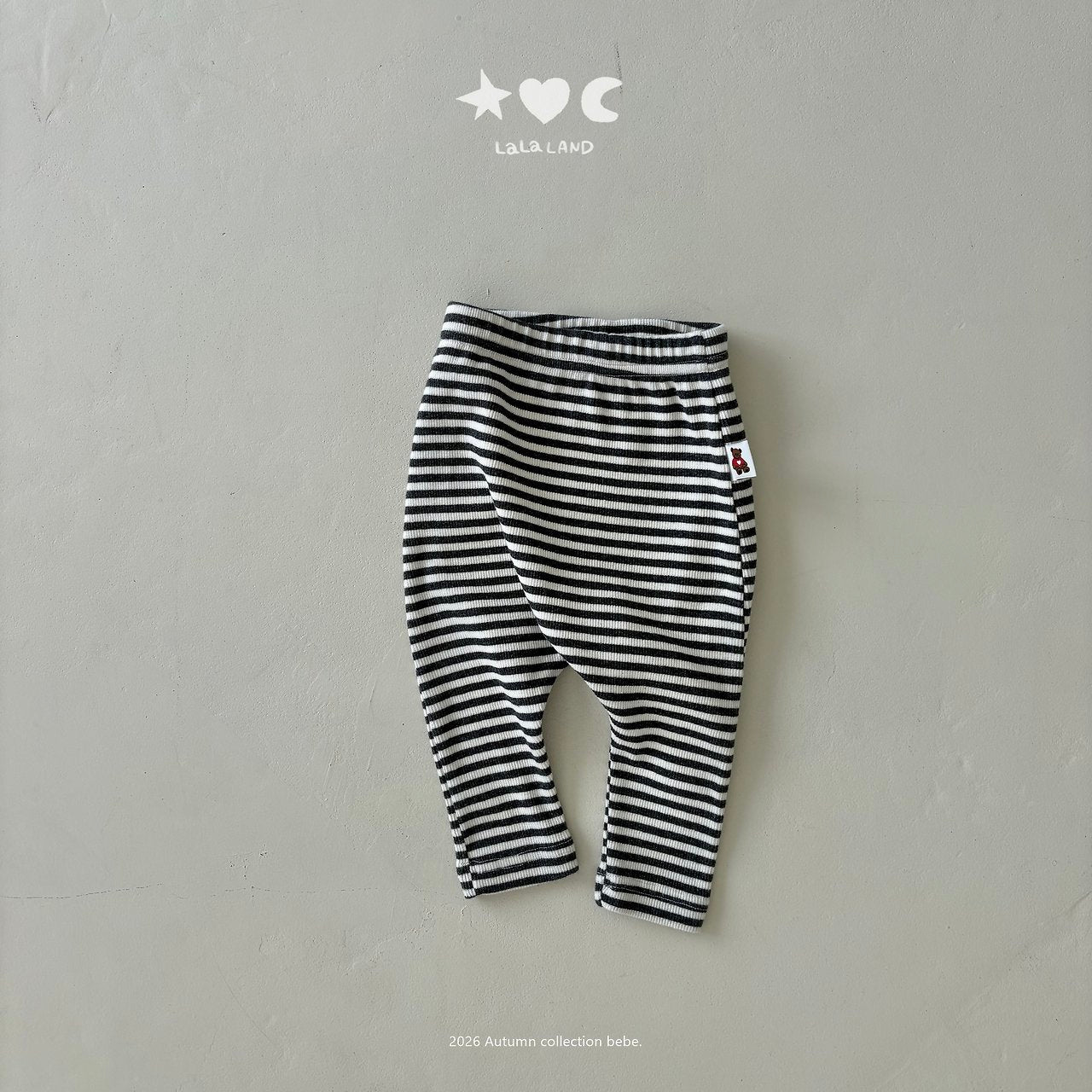 ［Lala land］Stripe leggings