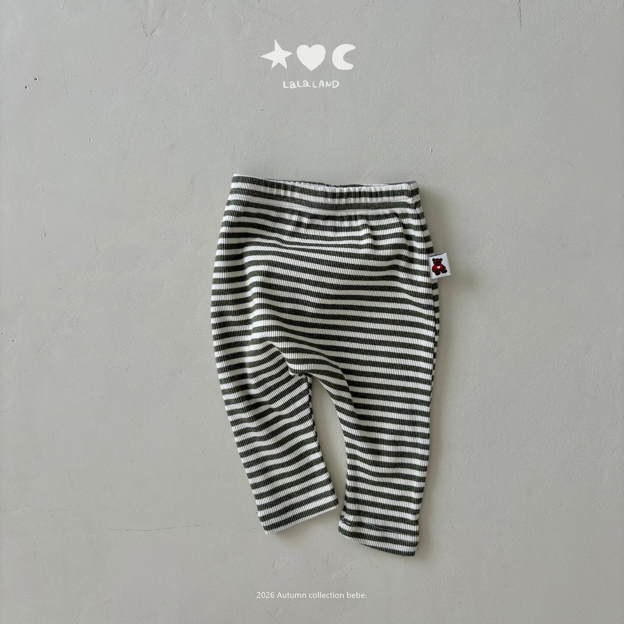 ［Lala land］Stripe leggings