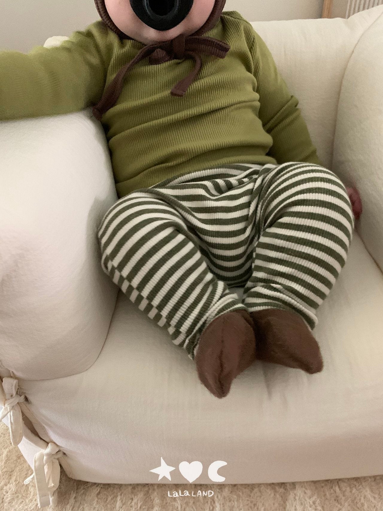 ［Lala land］Stripe leggings