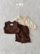 ［Lala land］Heart & Dot frill pants