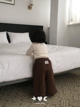 ［Lala land］Heart & Dot frill pants