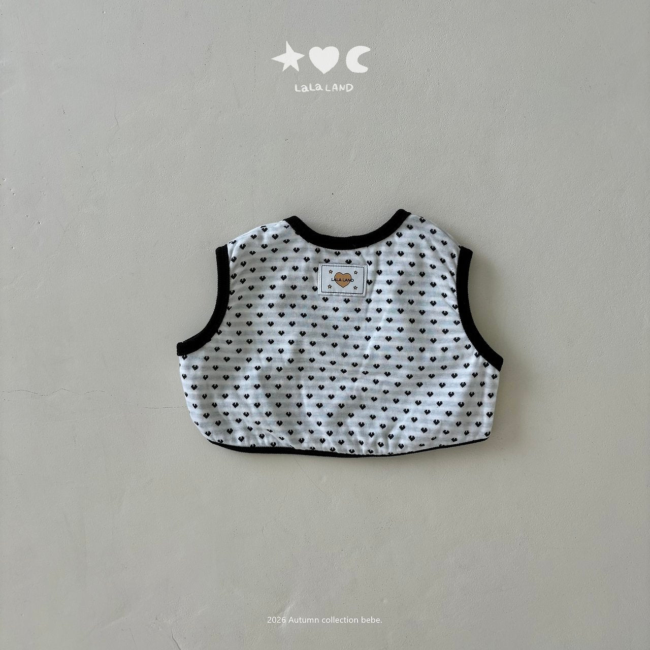 ［Lala land］Heart & Dot vest