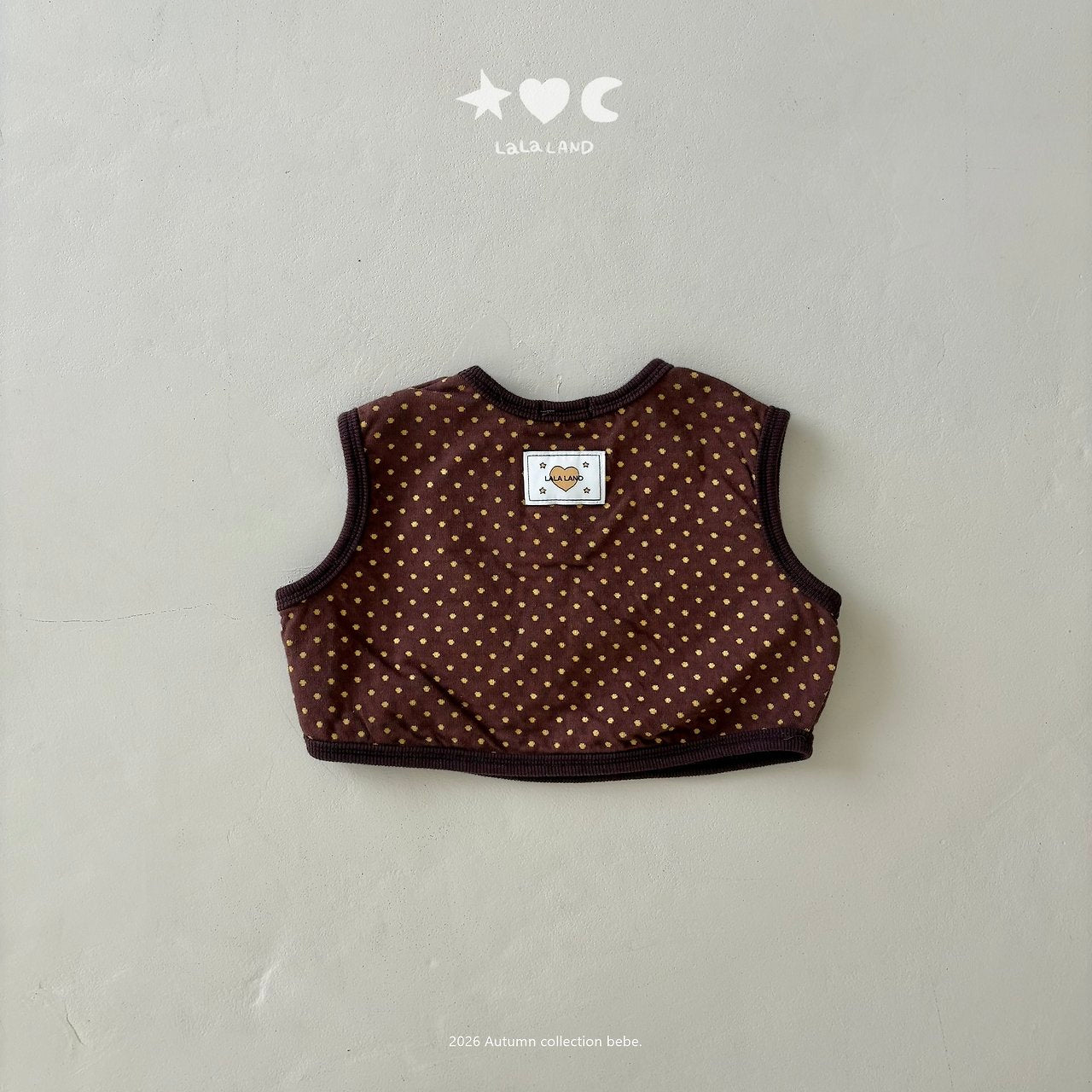 ［Lala land］Heart & Dot vest