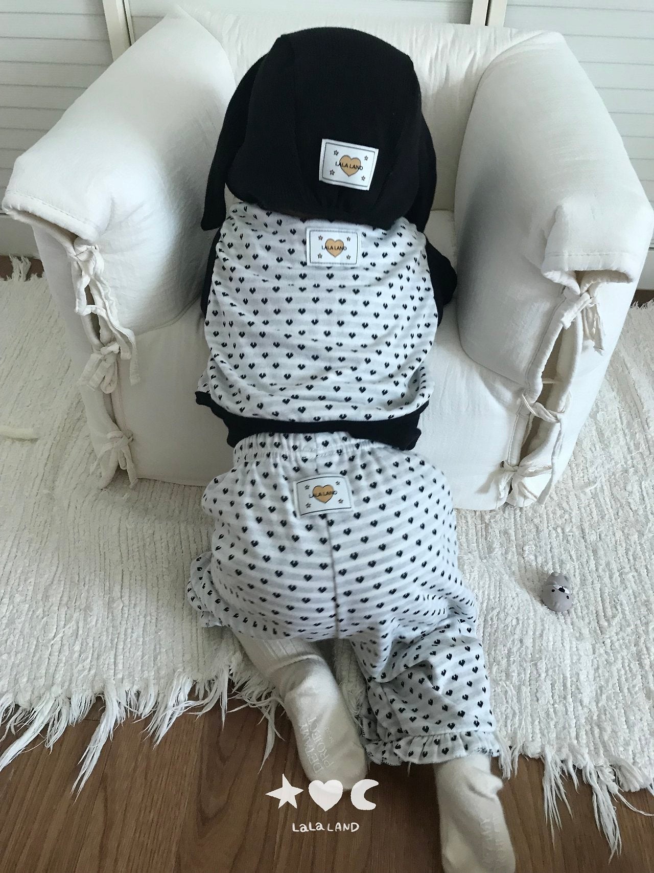 ［Lala land］Heart & Dot vest