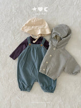 ［Lala land］Butter suspender suit