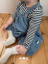 ［Lala land］Butter suspender suit