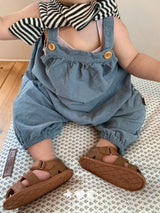 ［Lala land］Butter suspender suit