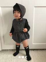 ［Lala land］Check rompers