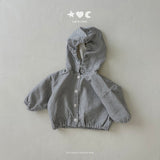 ［Lala land］Check hood Jumper