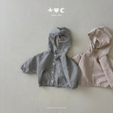 ［Lala land］Check hood Jumper
