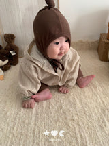 ［Lala land］Check hood Jumper