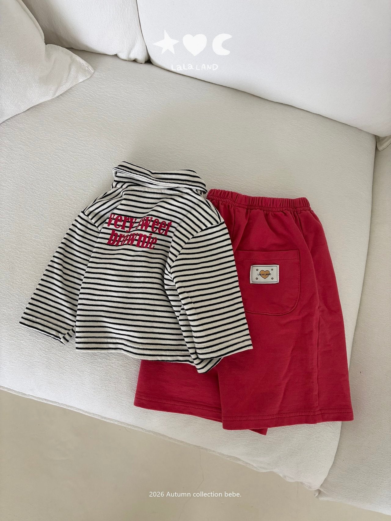 ［Lala land］Bread stripe cardigan