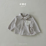 ［Lala land］Bread stripe cardigan