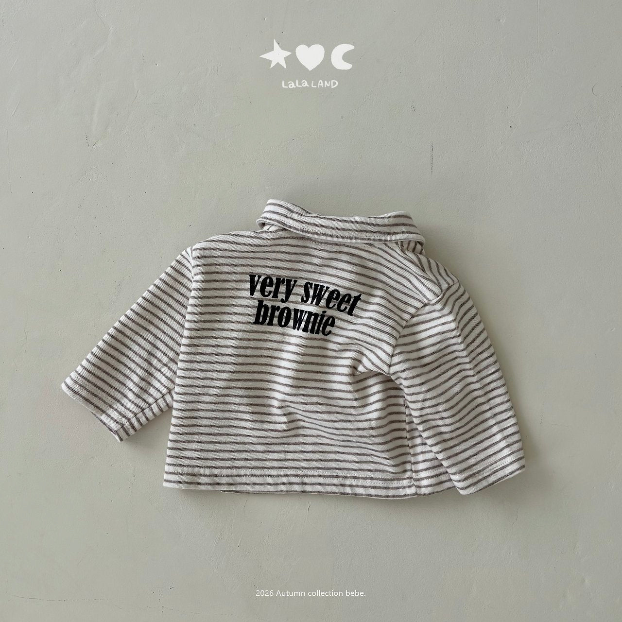 ［Lala land］Bread stripe cardigan