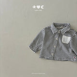 ［Lala land］Bread stripe cardigan