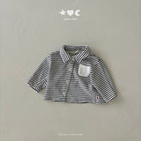［Lala land］Bread stripe cardigan