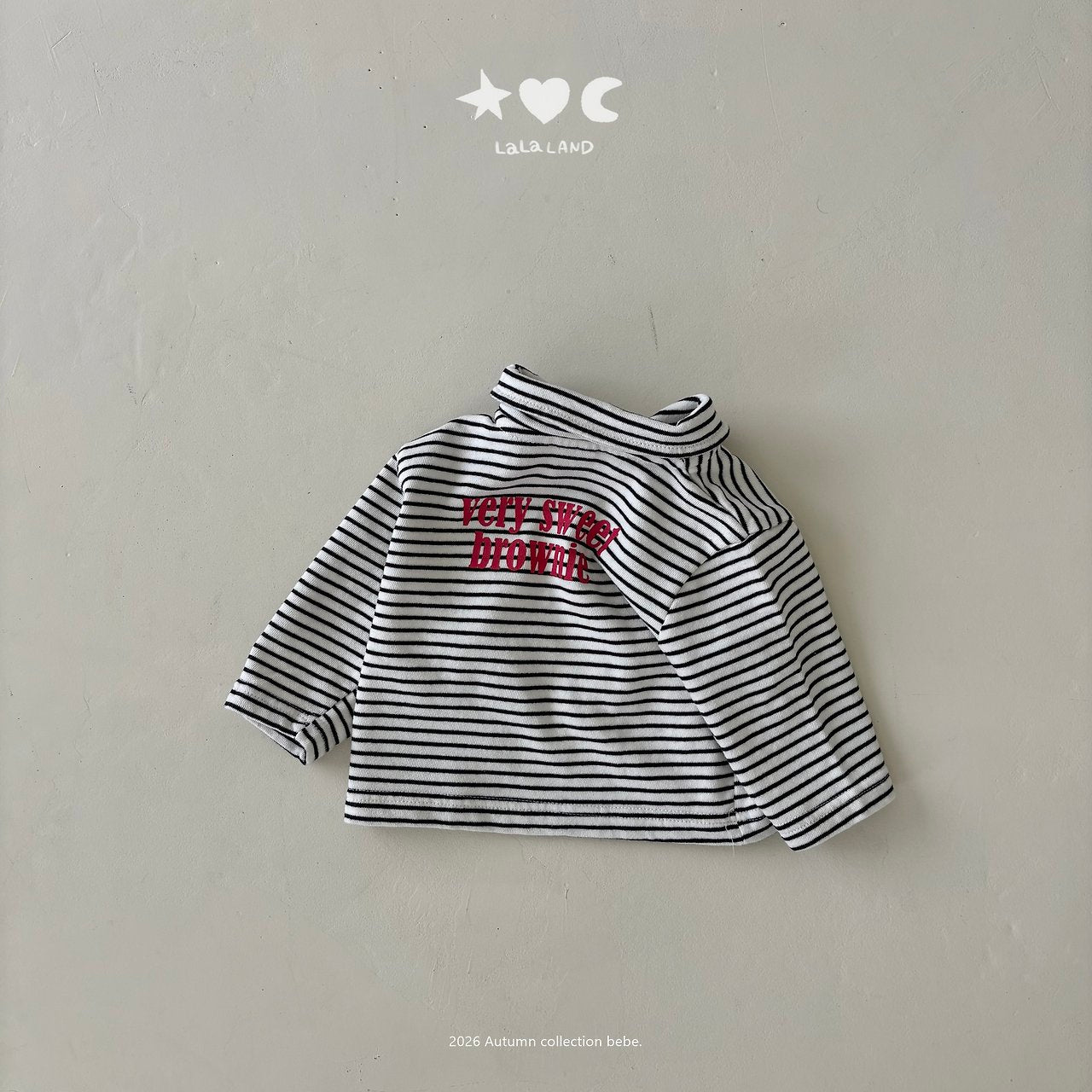［Lala land］Bread stripe cardigan
